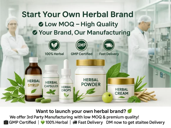 Herbal product third-party manufacturing