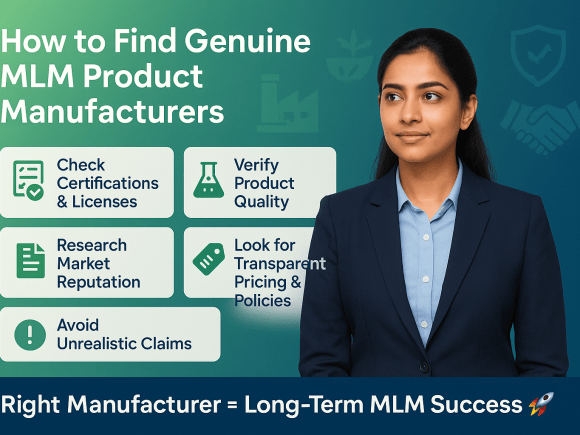How to Find Genuine MLM Product Manufacturers